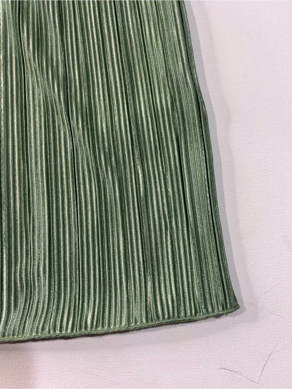 NWT LuLaRoe XL Samantha Pleated Green Women’s Skirt